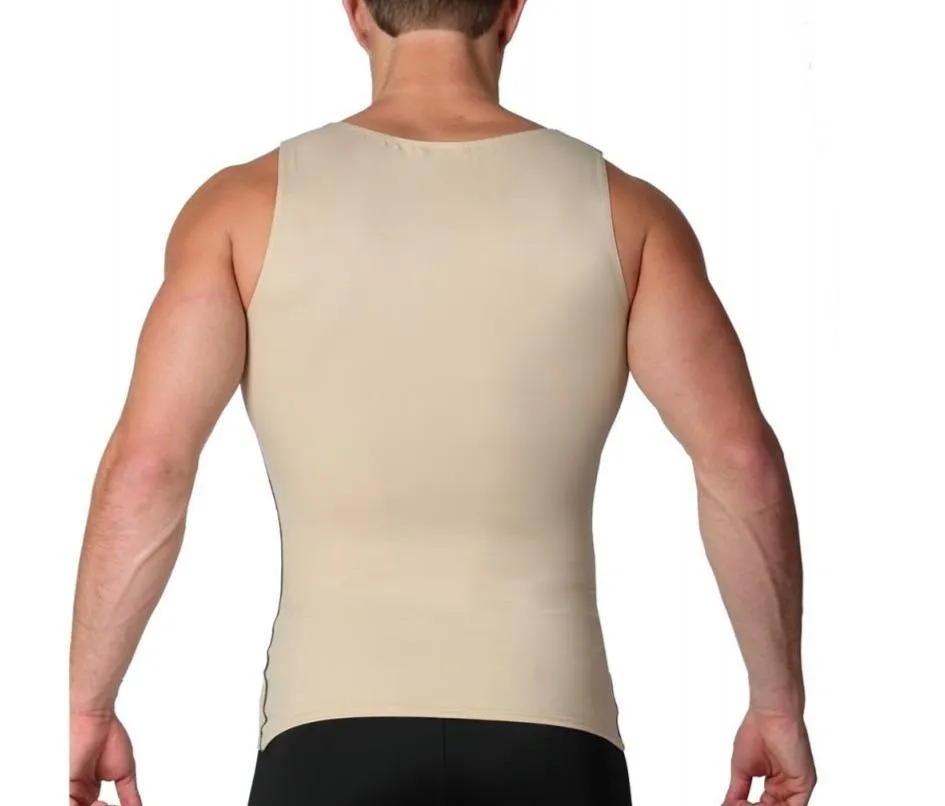 Insta Slim Active Compression Contrast Stitching Muscle Tank MA0221