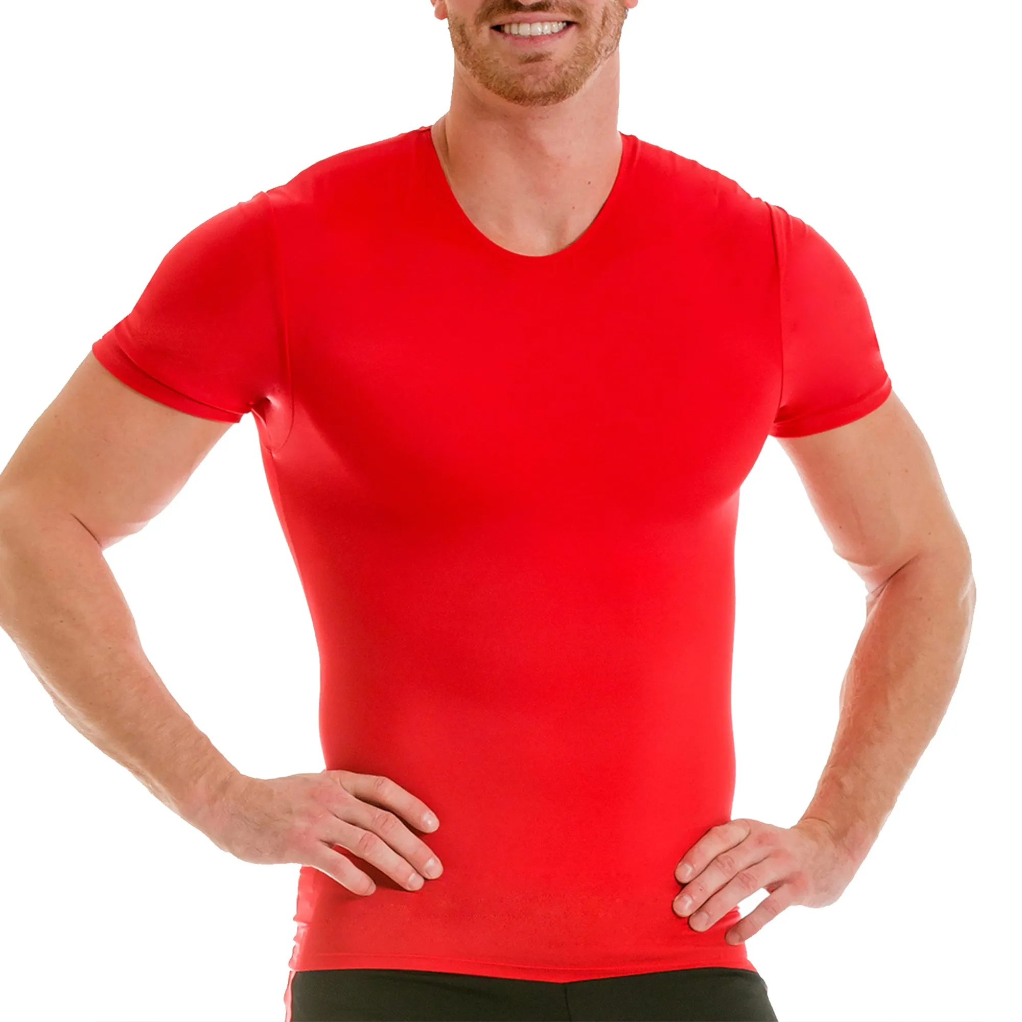 Insta Slim Big and Tall Activewear Compression Crew Neck TA0001BT