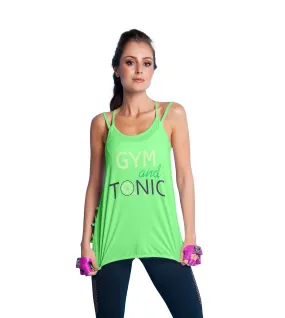 Last Chance! Bia Brazil Activewear Gym And Tonic Tank TT4479 Lime