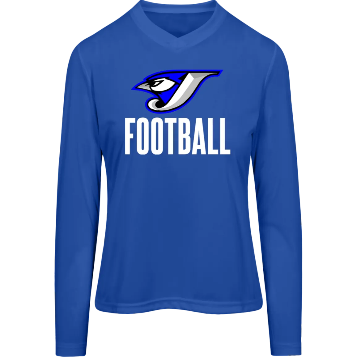 Logo Football TT11WL Team 365 Womens Zone Long Sleeve Tee