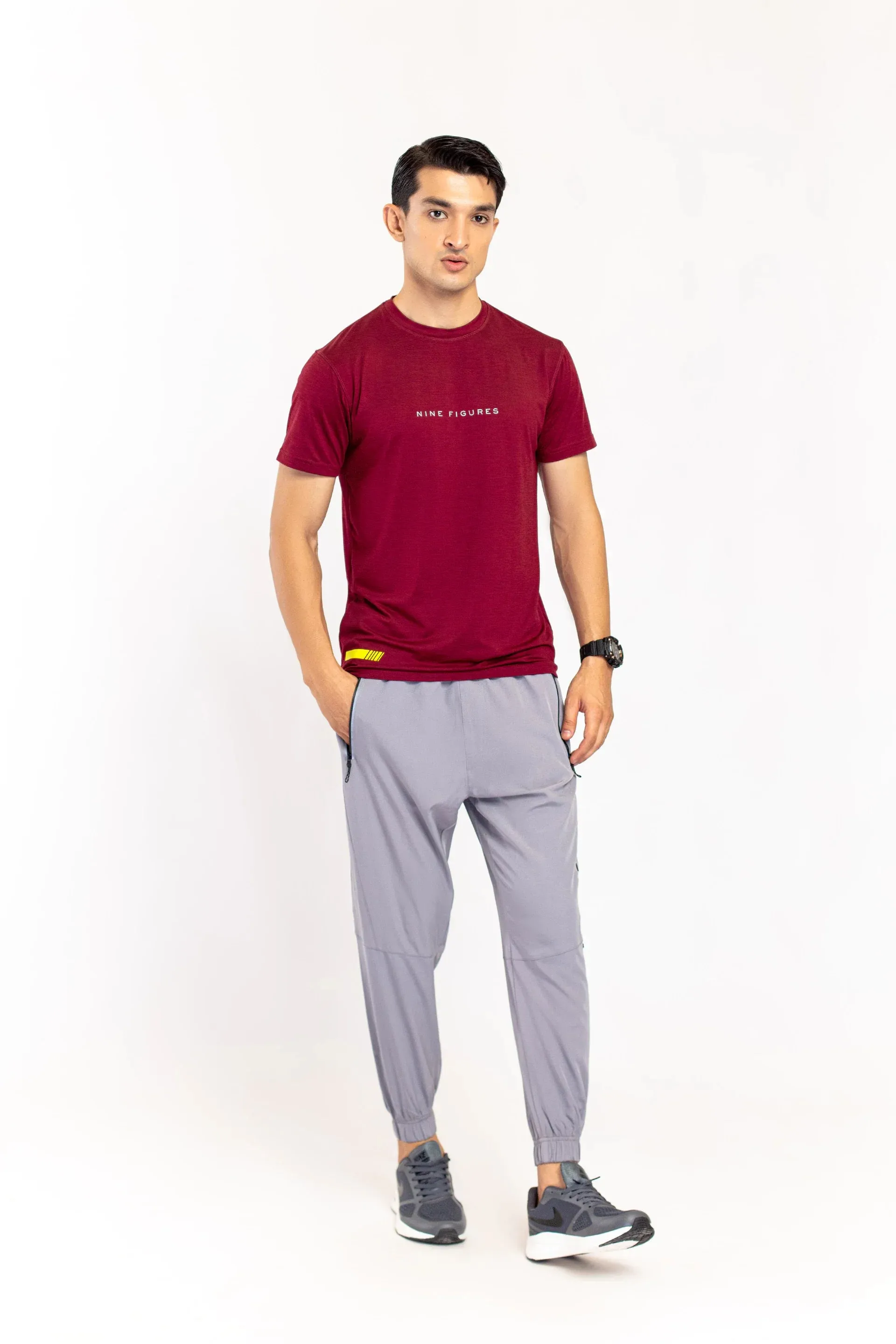 Maroon Melange T-Shirt