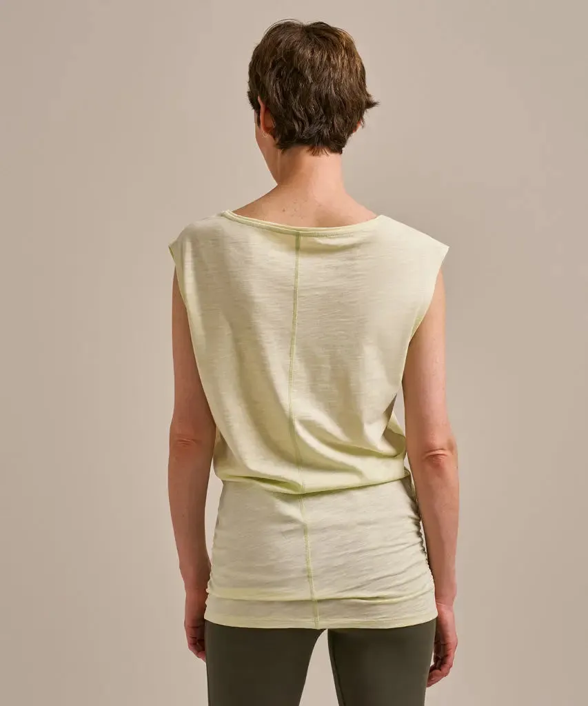 Matcha Leven V Neck Relaxed T-Shirt