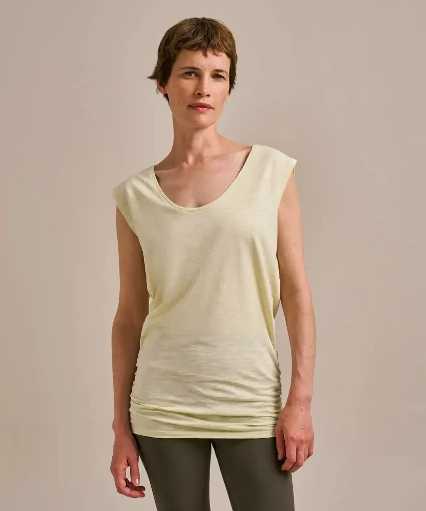 Matcha Leven V Neck Relaxed T-Shirt