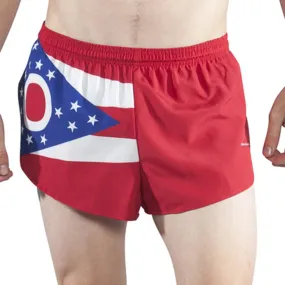 Men's 1" Elite Split Shorts- Ohio