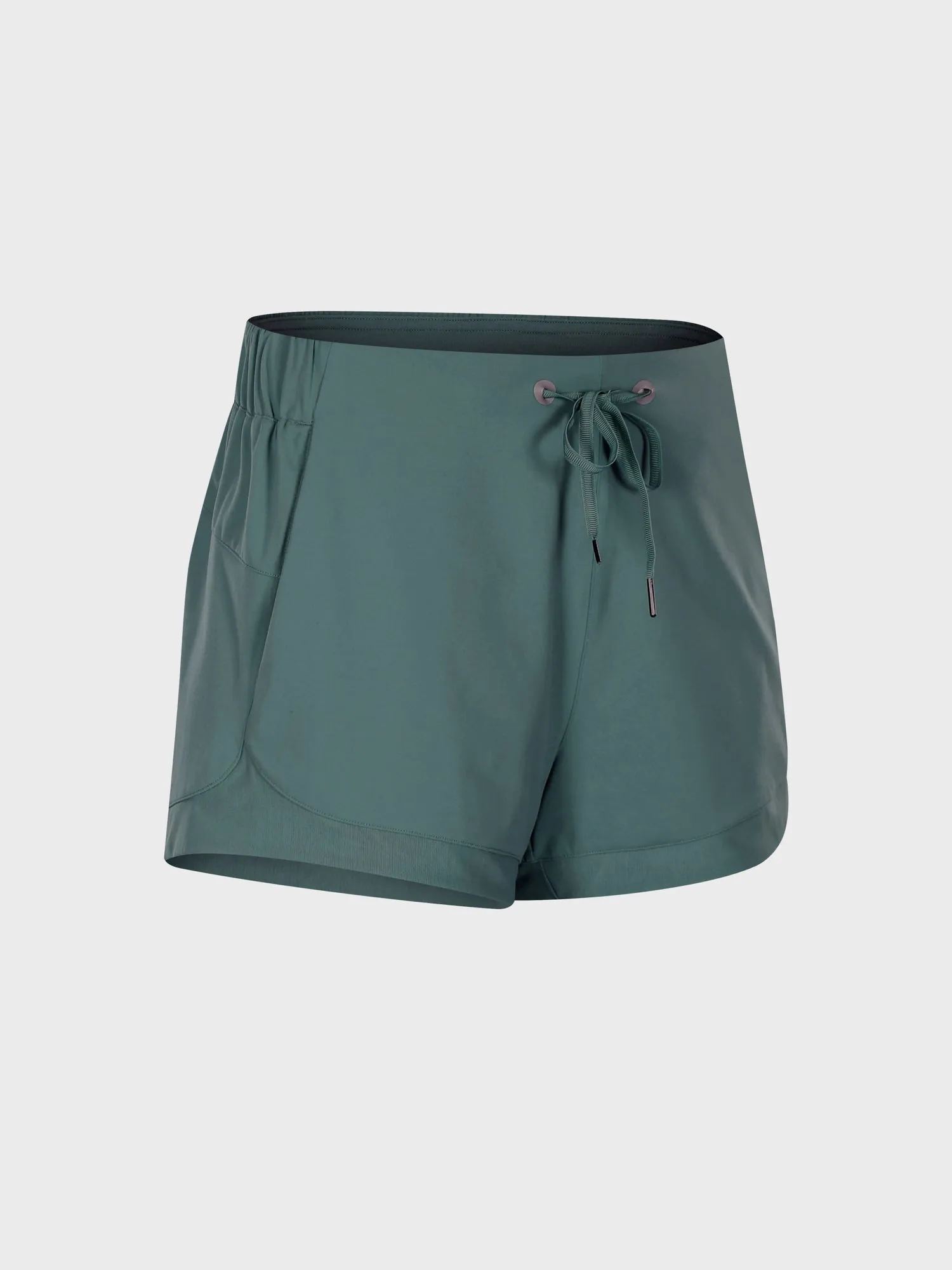 Midsize Drawstring Skin-Friendly Training Sports Shorts with Pockets