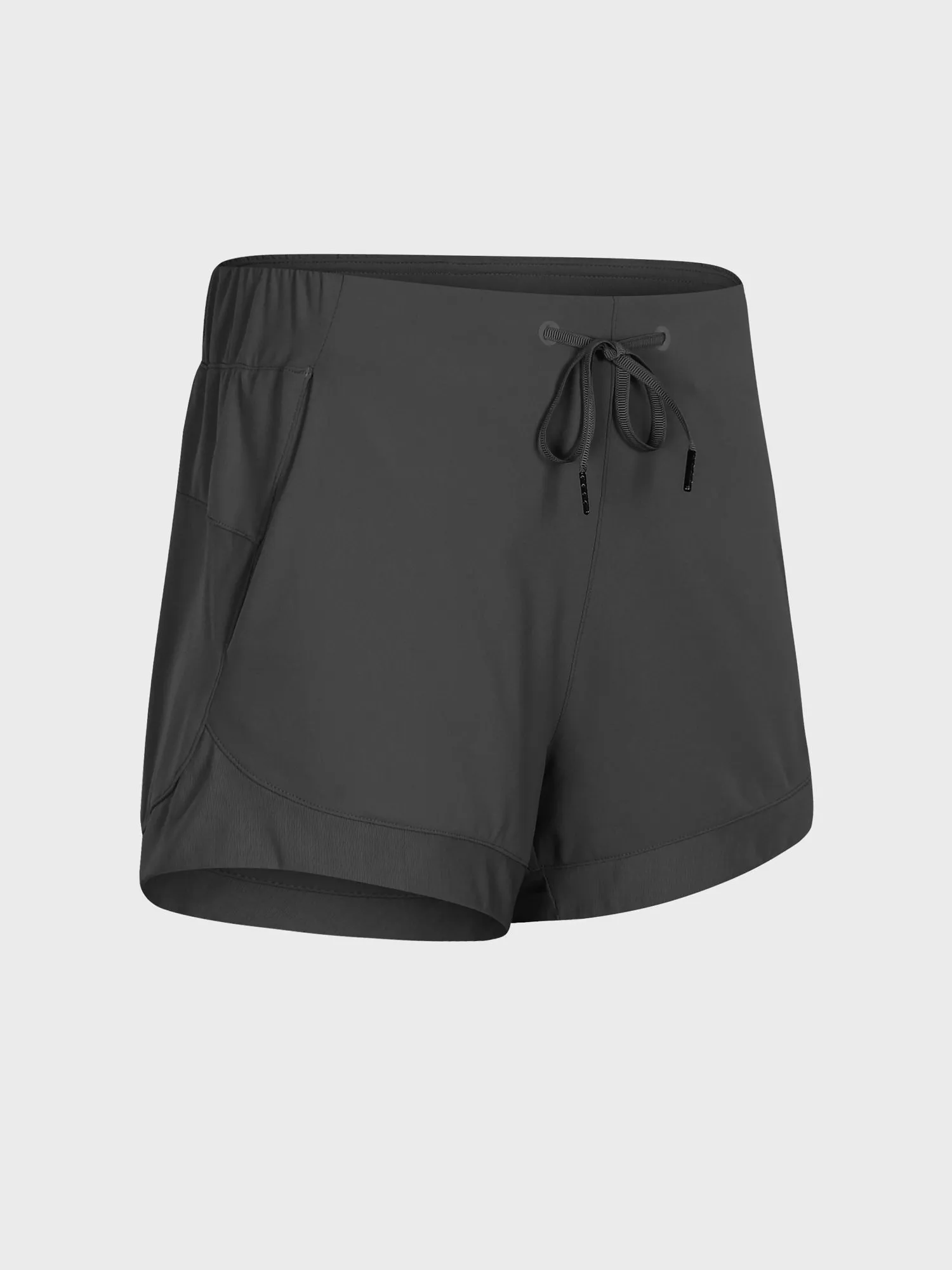 Midsize Drawstring Skin-Friendly Training Sports Shorts with Pockets