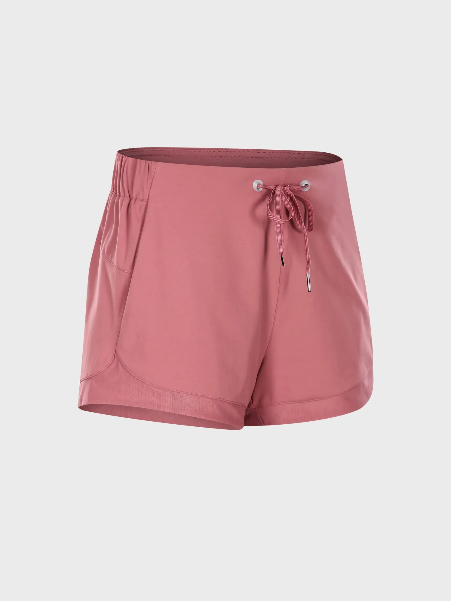 Midsize Drawstring Skin-Friendly Training Sports Shorts with Pockets