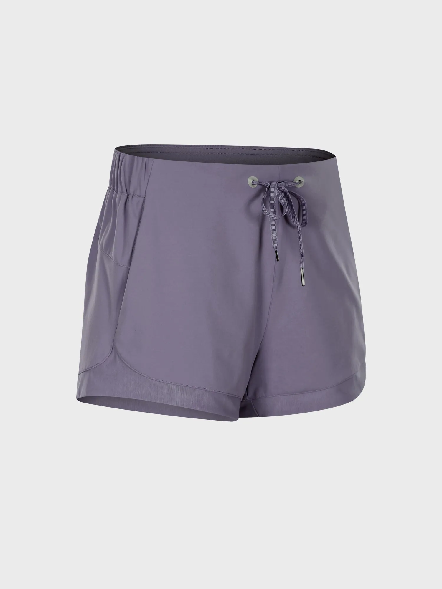 Midsize Drawstring Skin-Friendly Training Sports Shorts with Pockets