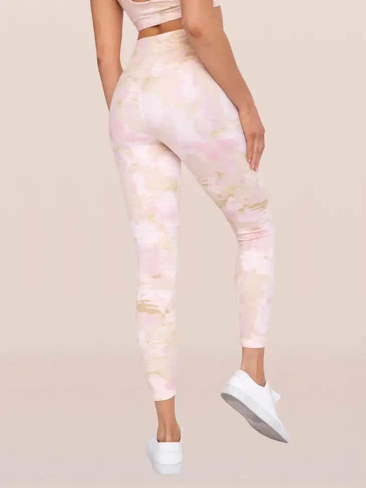 Pink Lemonade Sweetheart Highwaist Capri Leggings