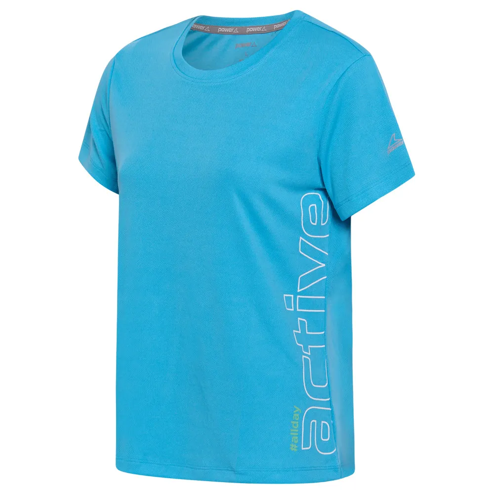 Power ActiveWear Women's SIDE PRINT TEE