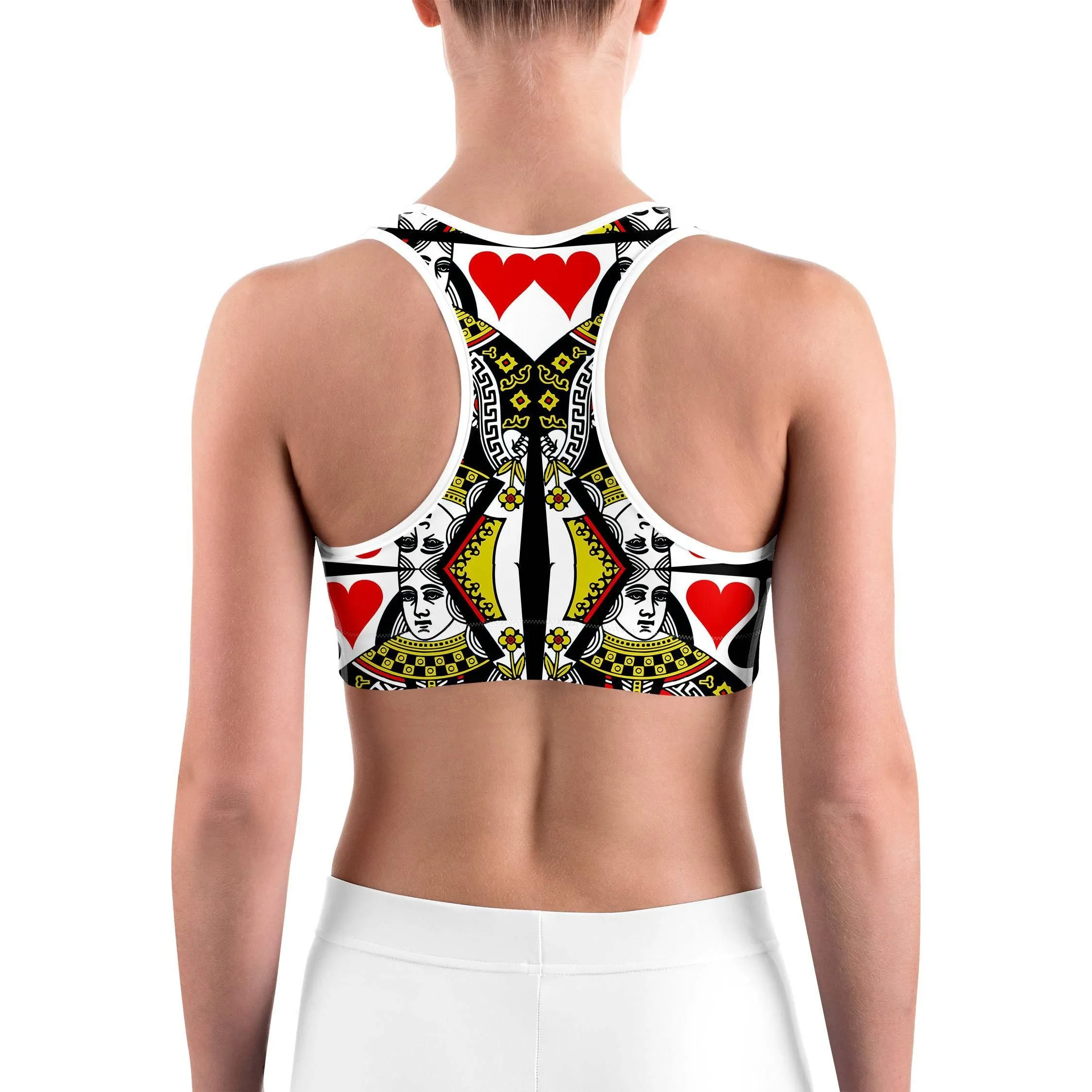 Queen of Hearts Sports bra