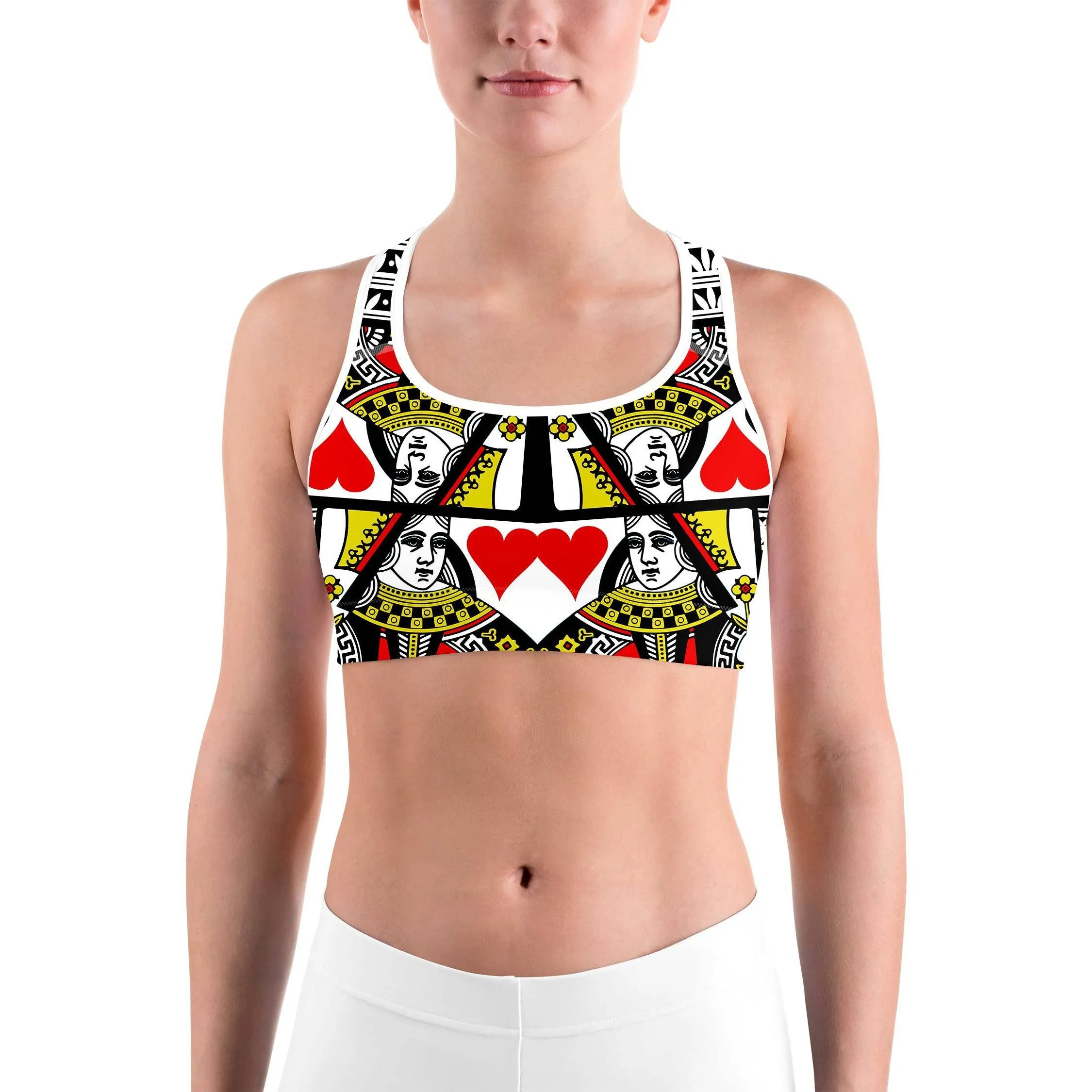 Queen of Hearts Sports bra