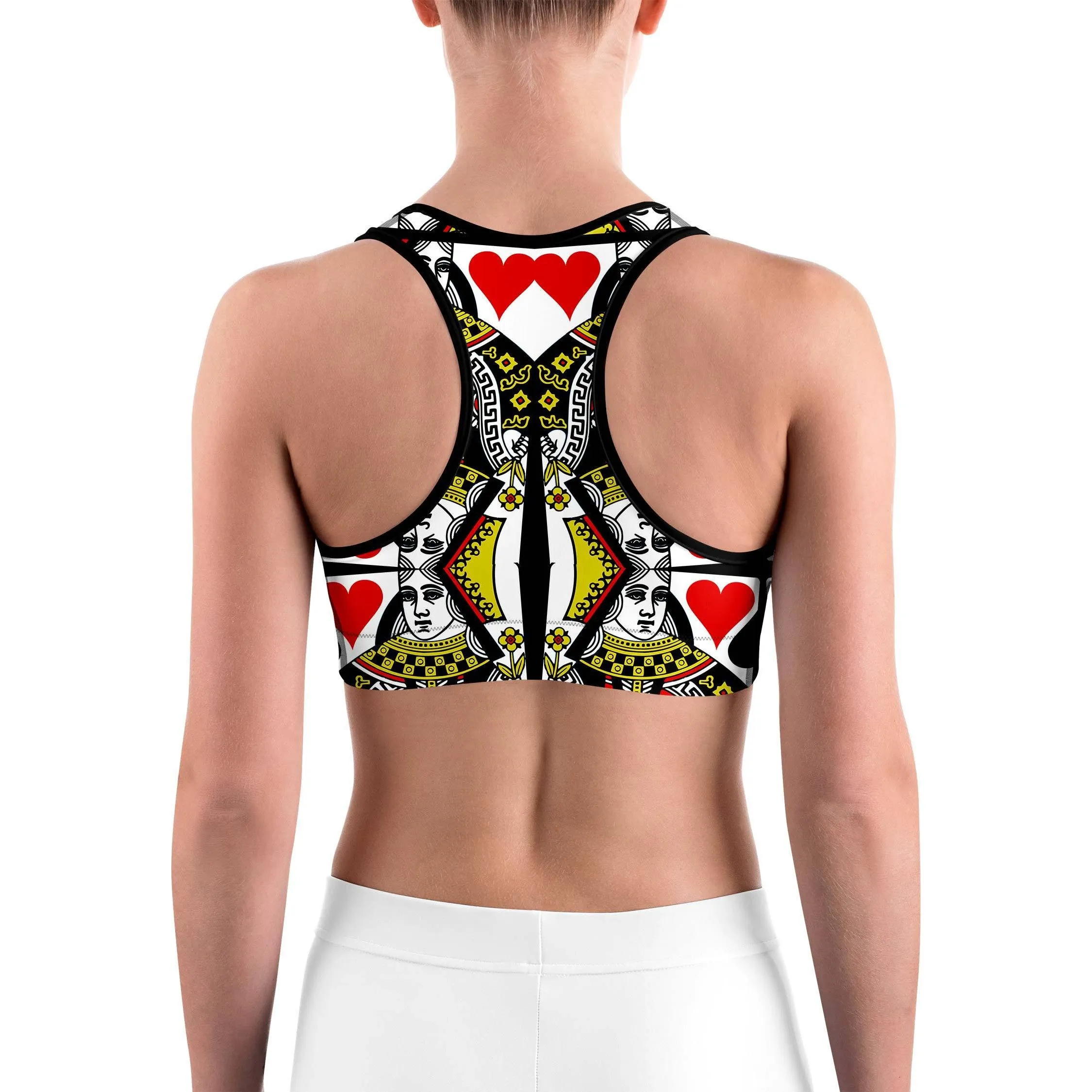 Queen of Hearts Sports bra