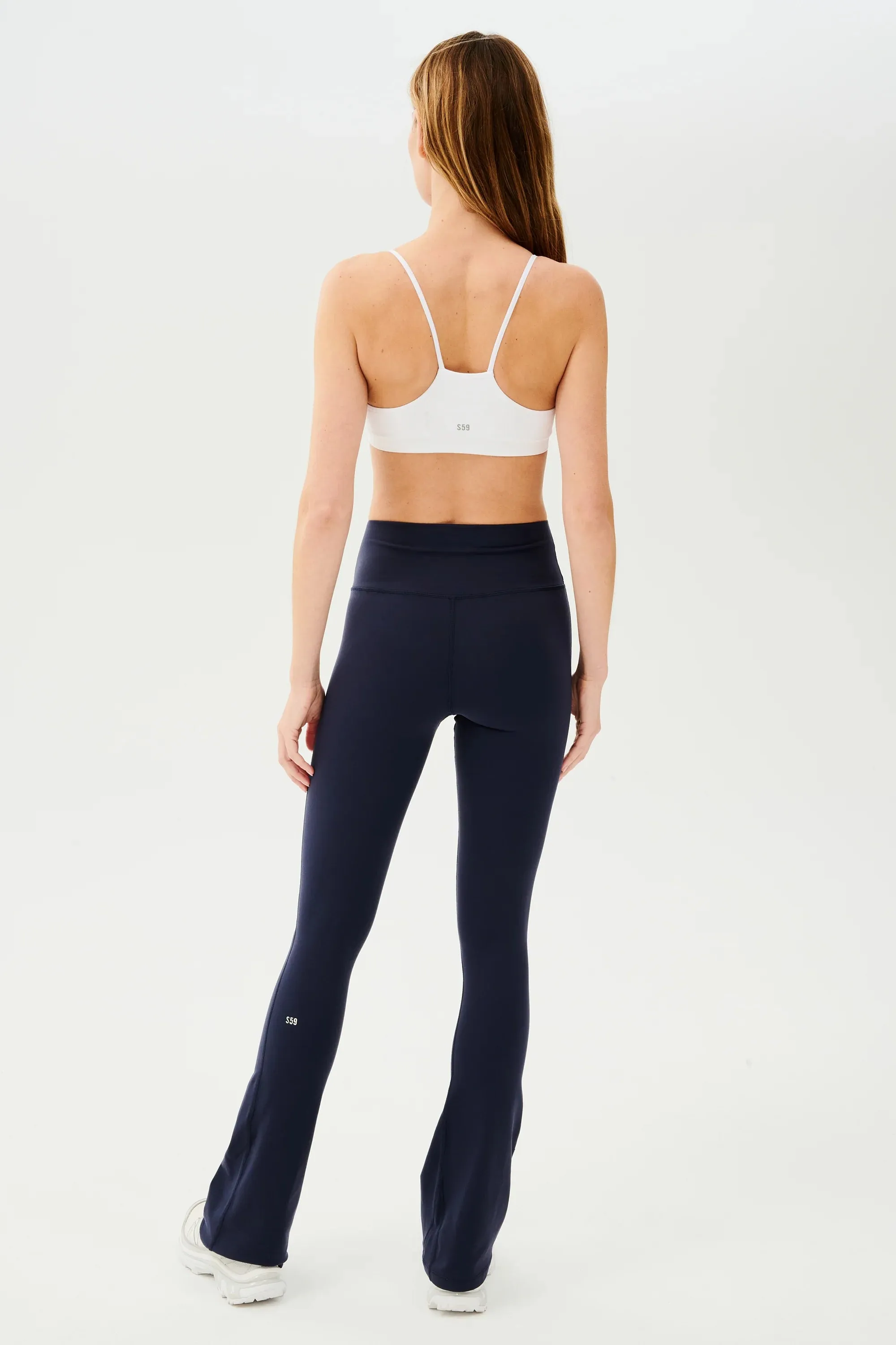 Raquel High Waist Supplex Flare, Indigo