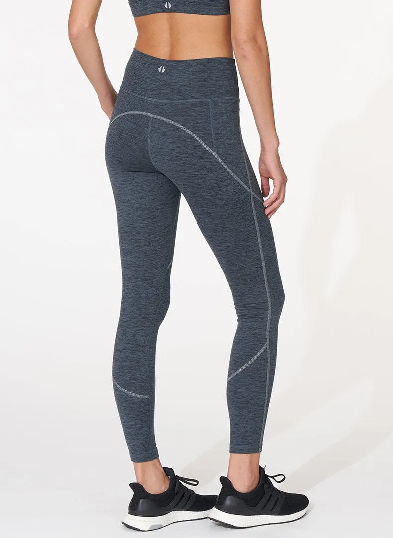 Reflective Stitch Legging, Heather Storm