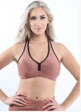 SALE! 50% OFF! Roma Activewear Sports Bra - Copper [MADE IN ITALY]