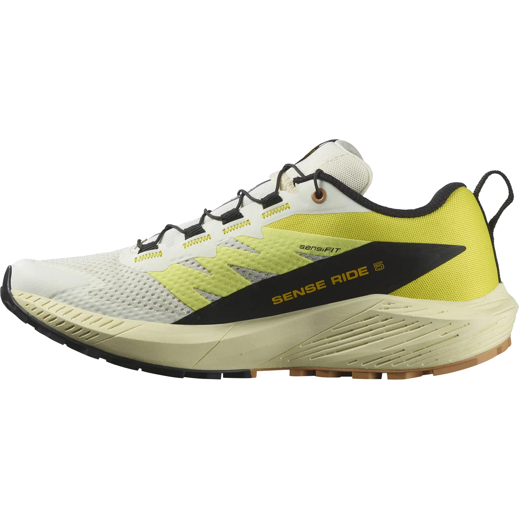 Salomon Sense Ride 5 Shoes (Women's) Vanilla Ice/Sulphur Spring/Black