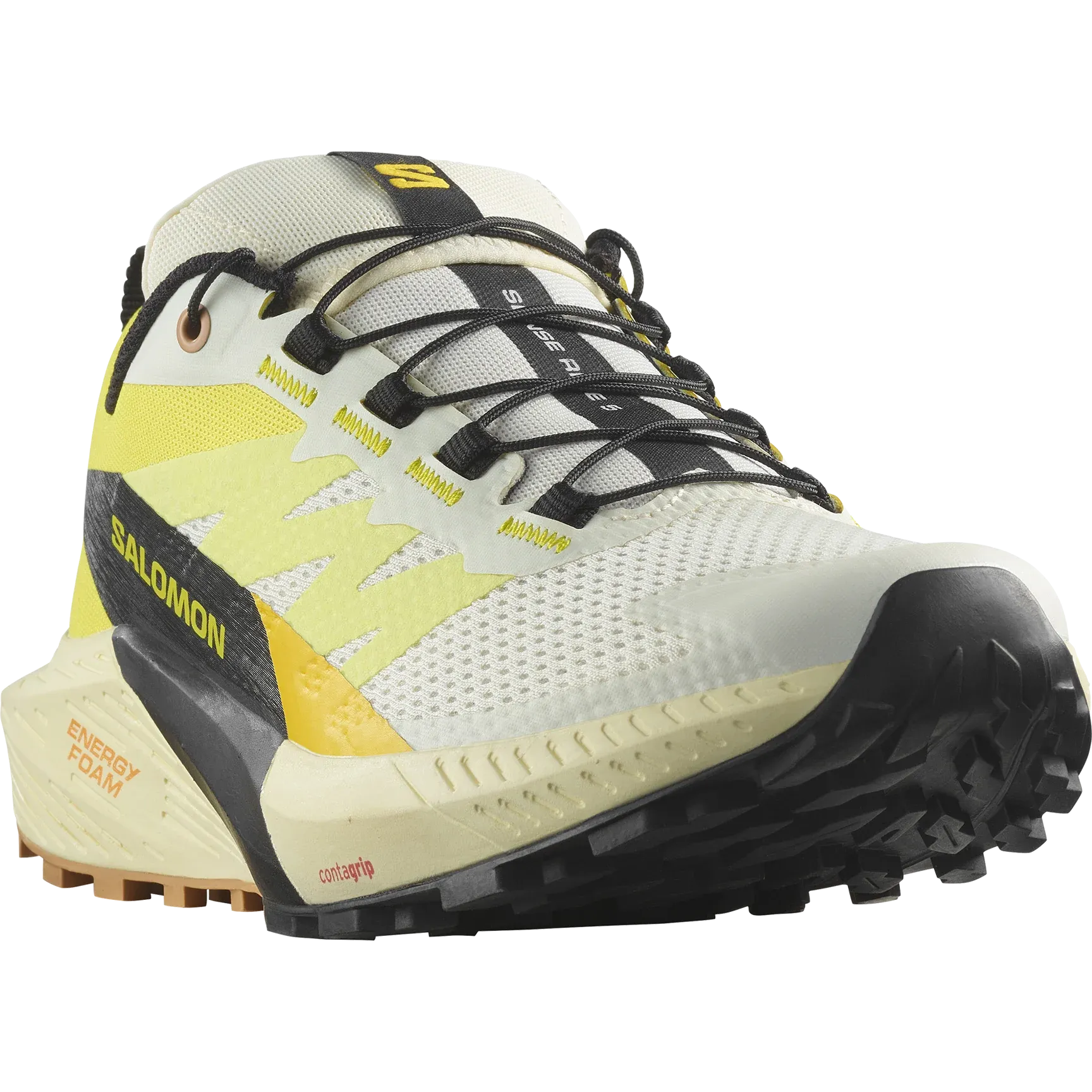 Salomon Sense Ride 5 Shoes (Women's) Vanilla Ice/Sulphur Spring/Black