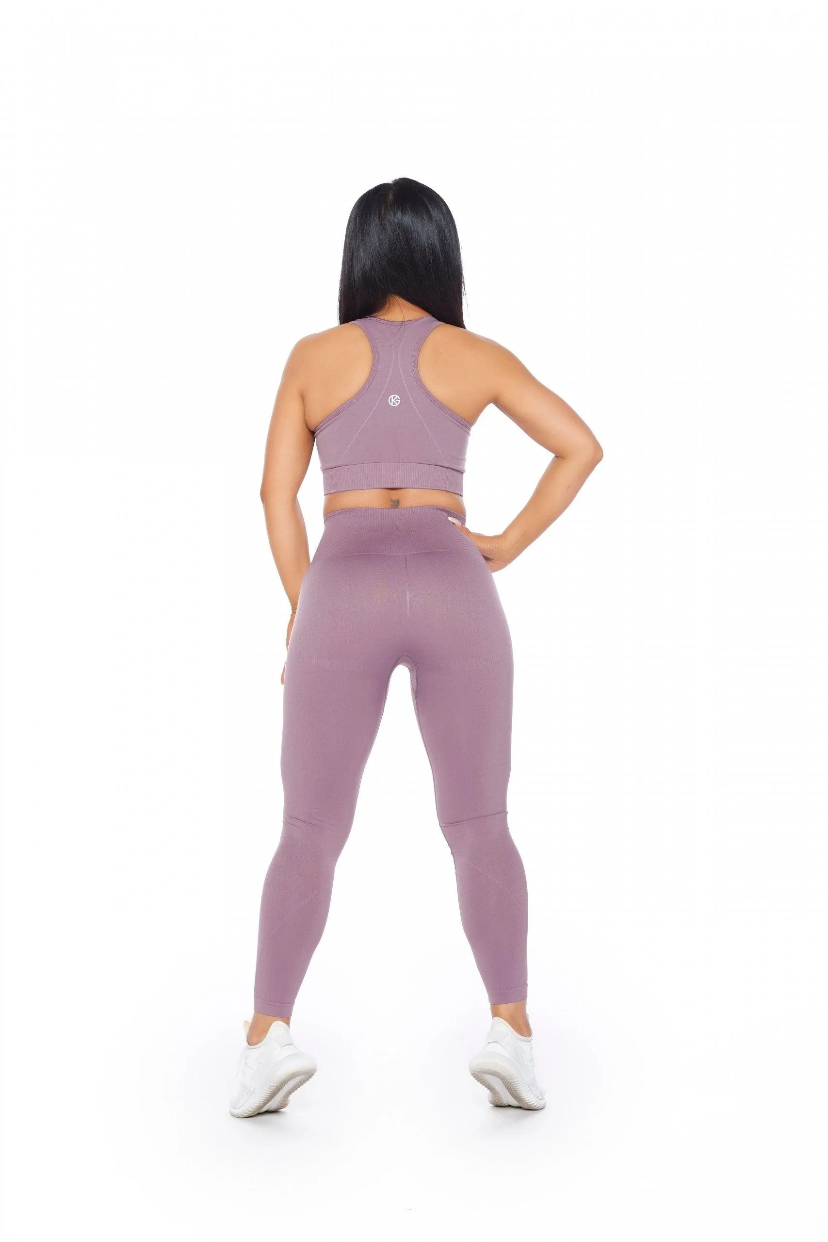 Seamless Sports Bra - Dusty Pink