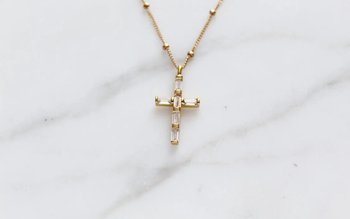 Simple Cross Necklace