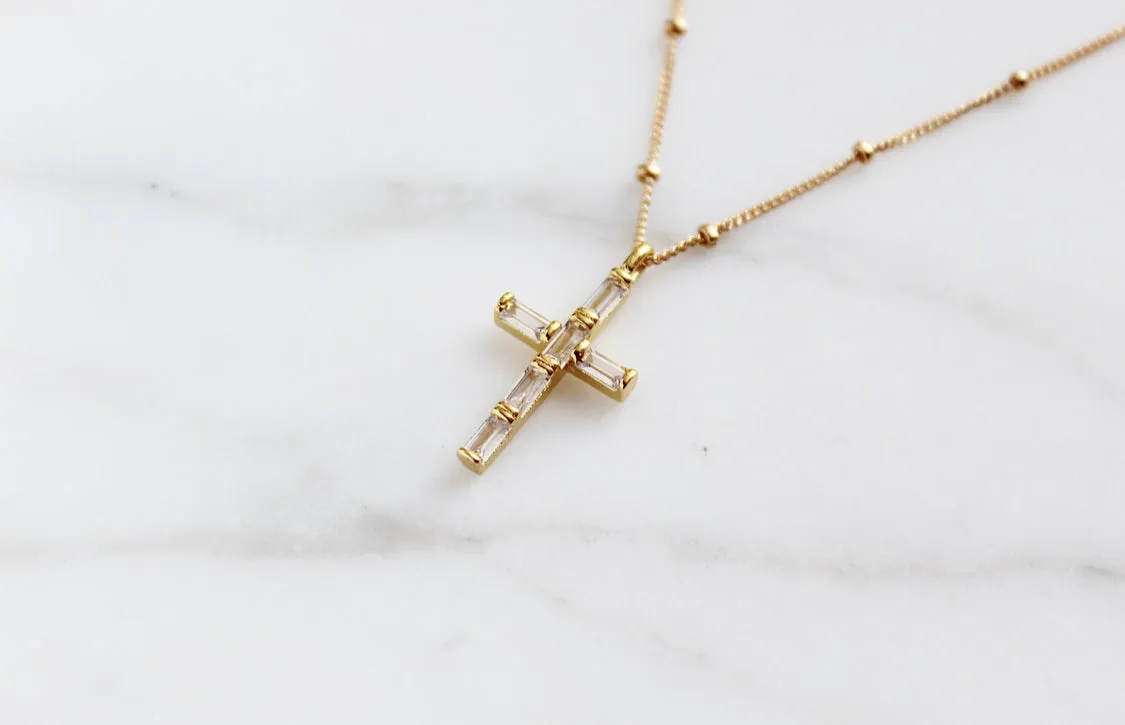 Simple Cross Necklace