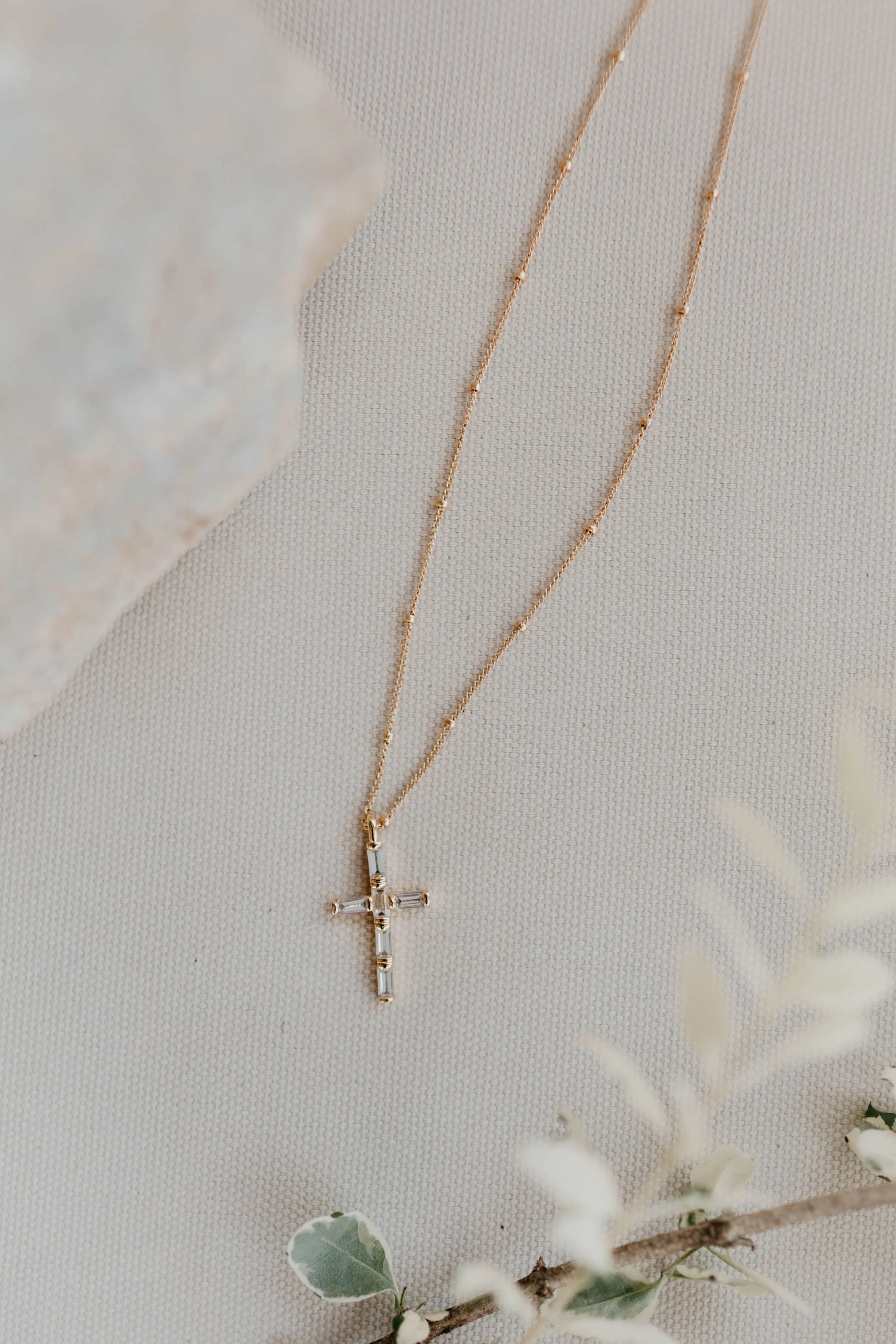 Simple Cross Necklace