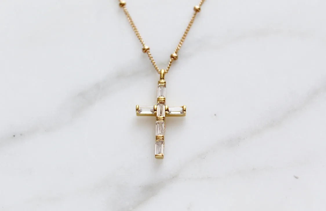 Simple Cross Necklace