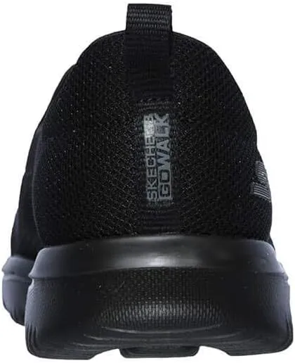 Skechers GO WALK EVOLUTION ULTRA-REACH, Women's Slip On, Black Black Textile White Trim Bkw