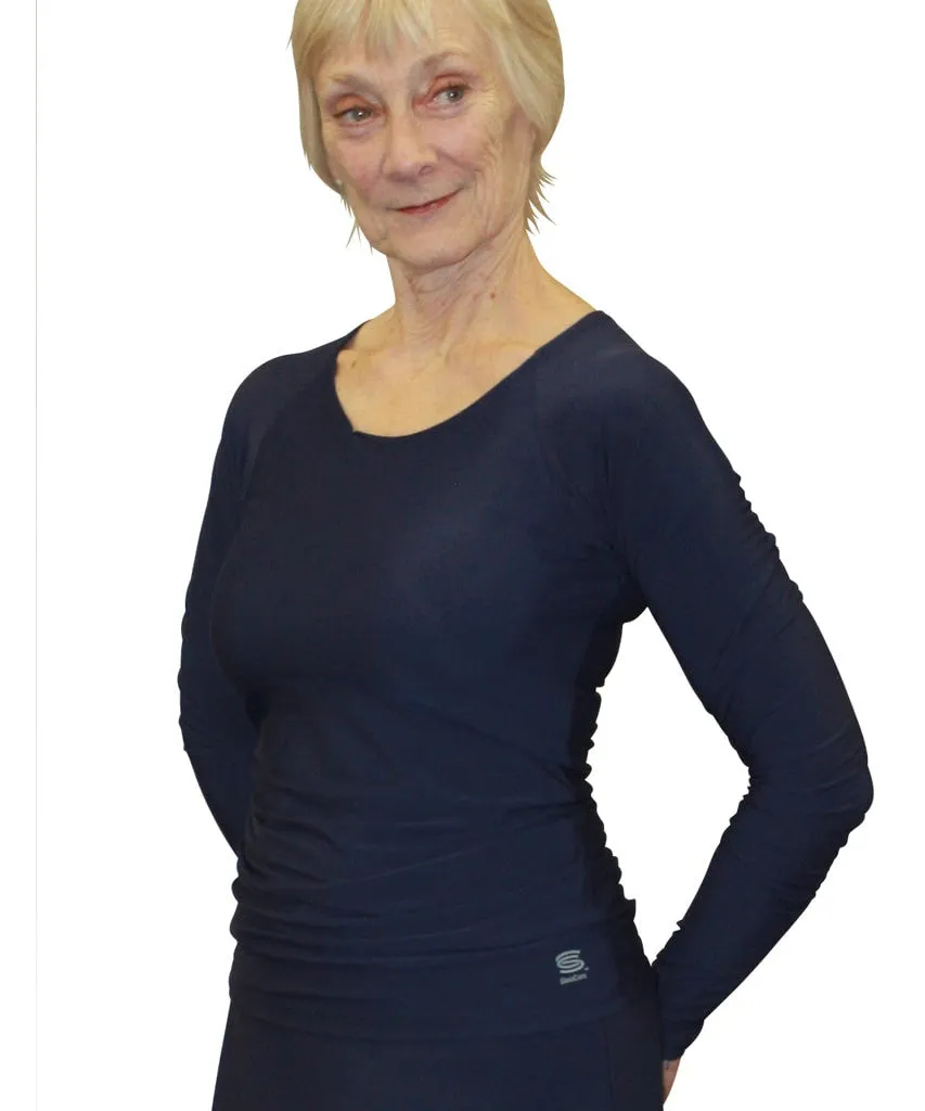 SkinSilk® Raglan Long Sleeve Top