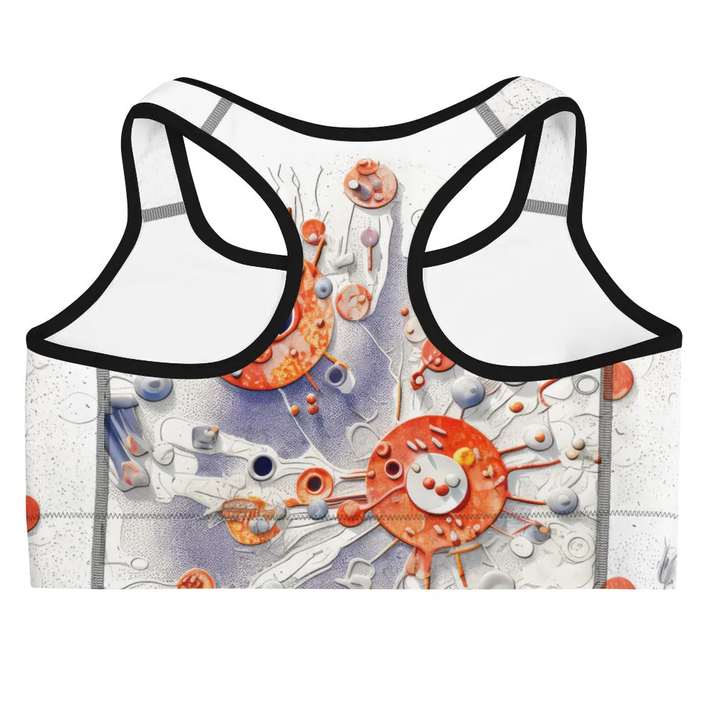 Sports Bra Cellular Playground