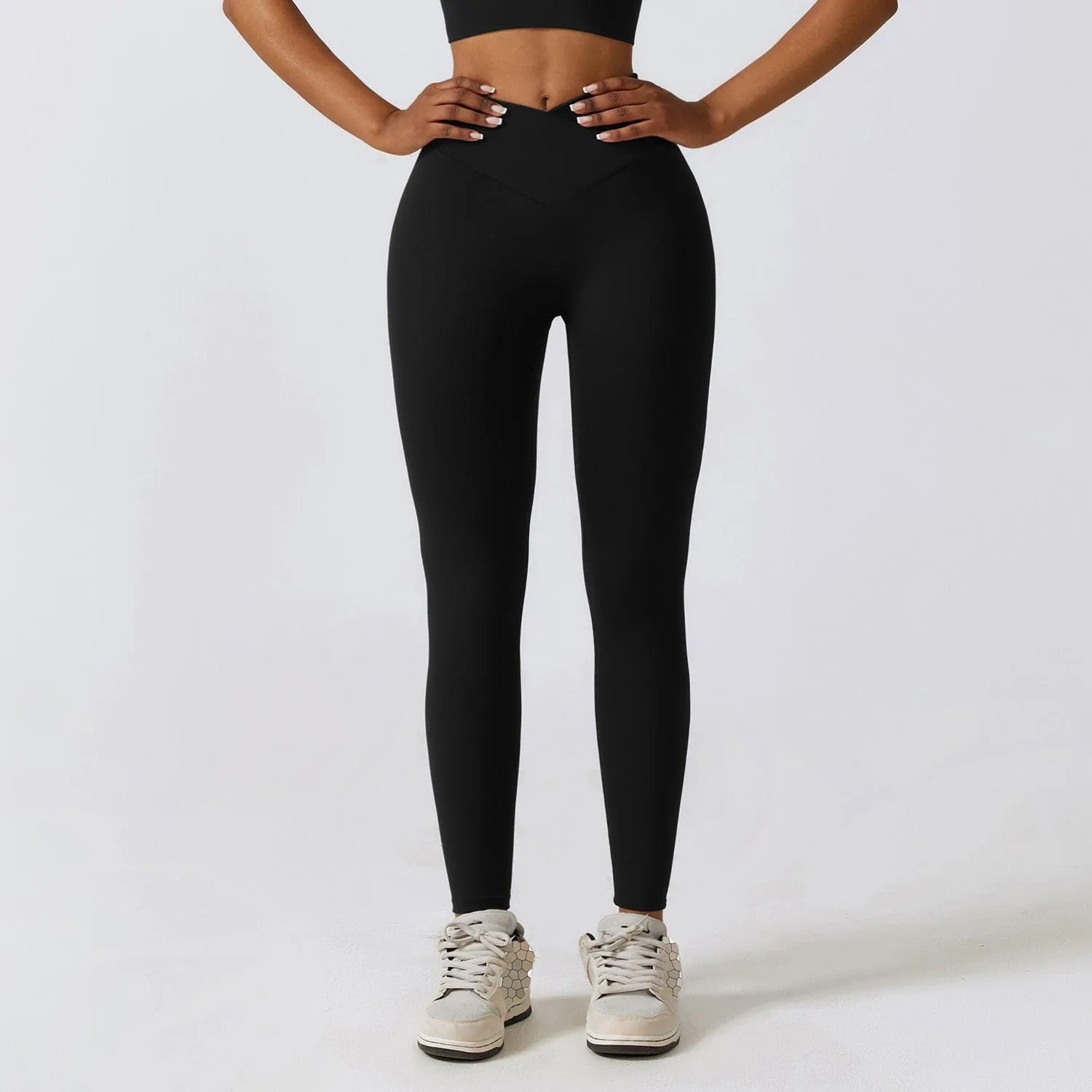 Uplifted Cross Waist Leggings