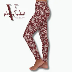 Vintage-Sealed "Bandana" Apparel Leggings| Brand New Women's Fashion